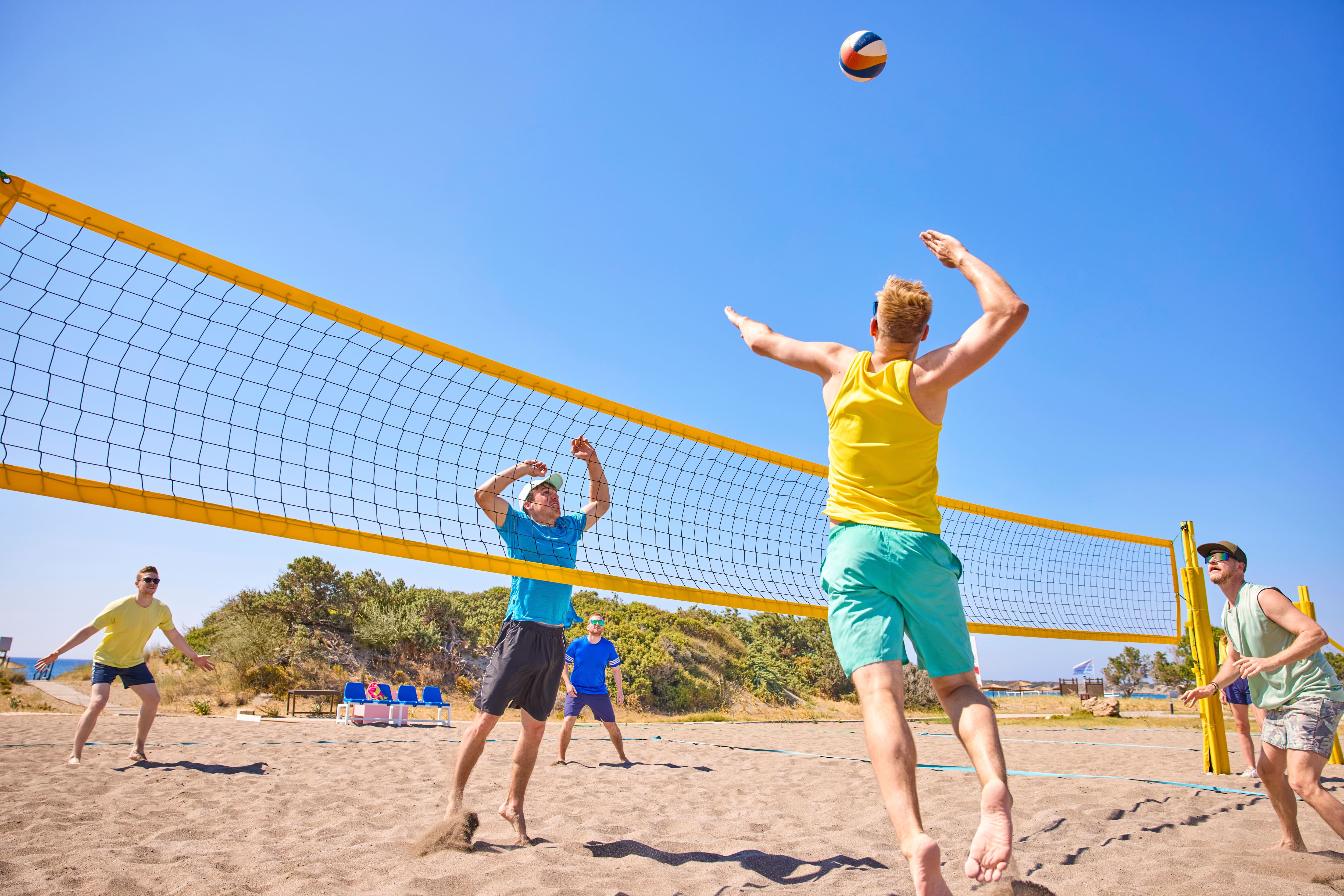 Guests playing volleyball at the TUI MAGIC LIFE Plimmiri.