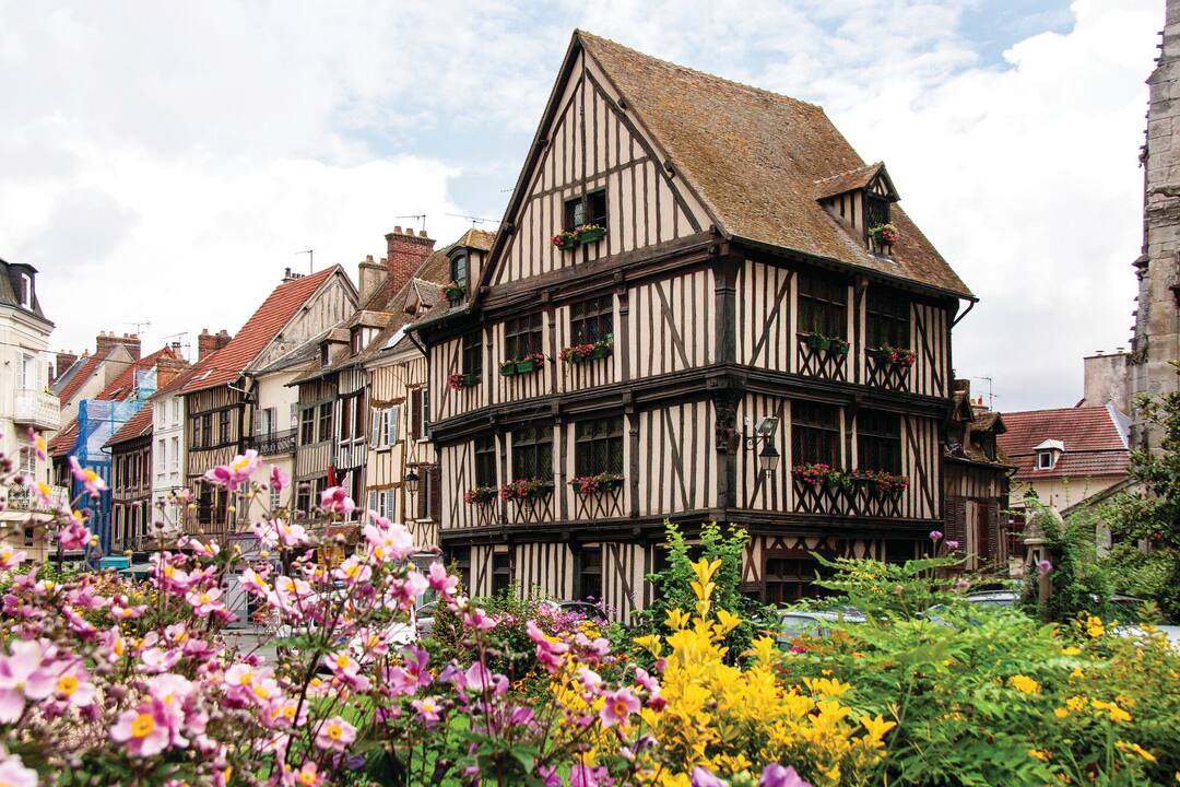 Half-timbered houses, Vernon