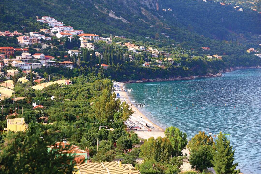 Corfu island, Greece. Barbati Beach