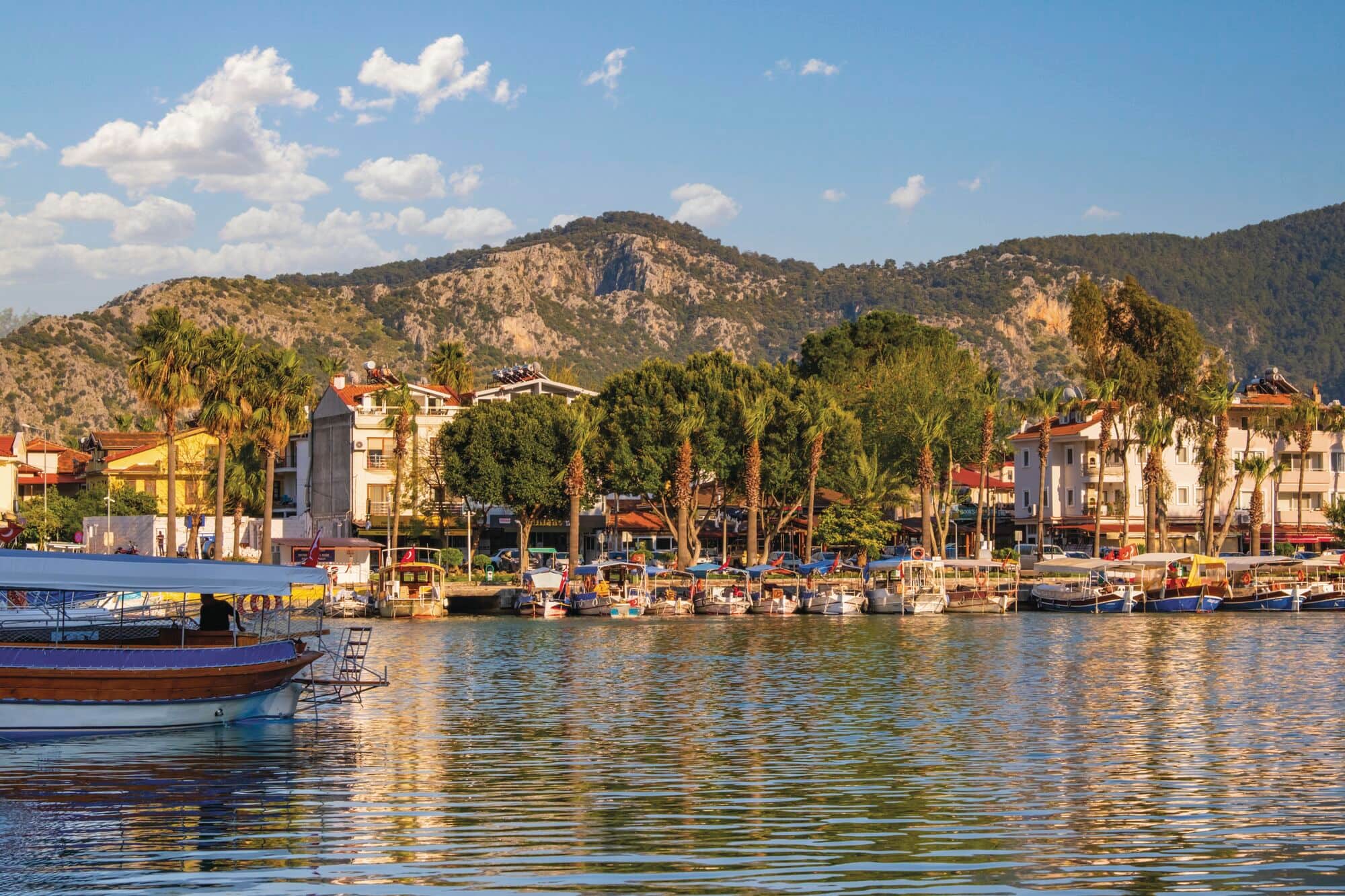 A view of Dalyan from the river