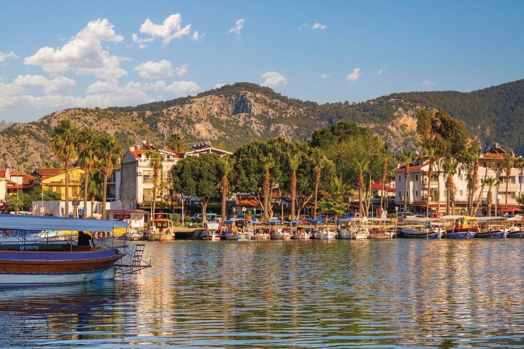 A view of Dalyan from the river