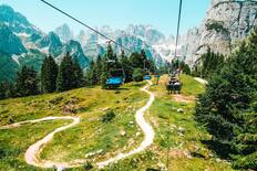 © Funivie Molveno Pradel / / Lake Molveno, Dolomites