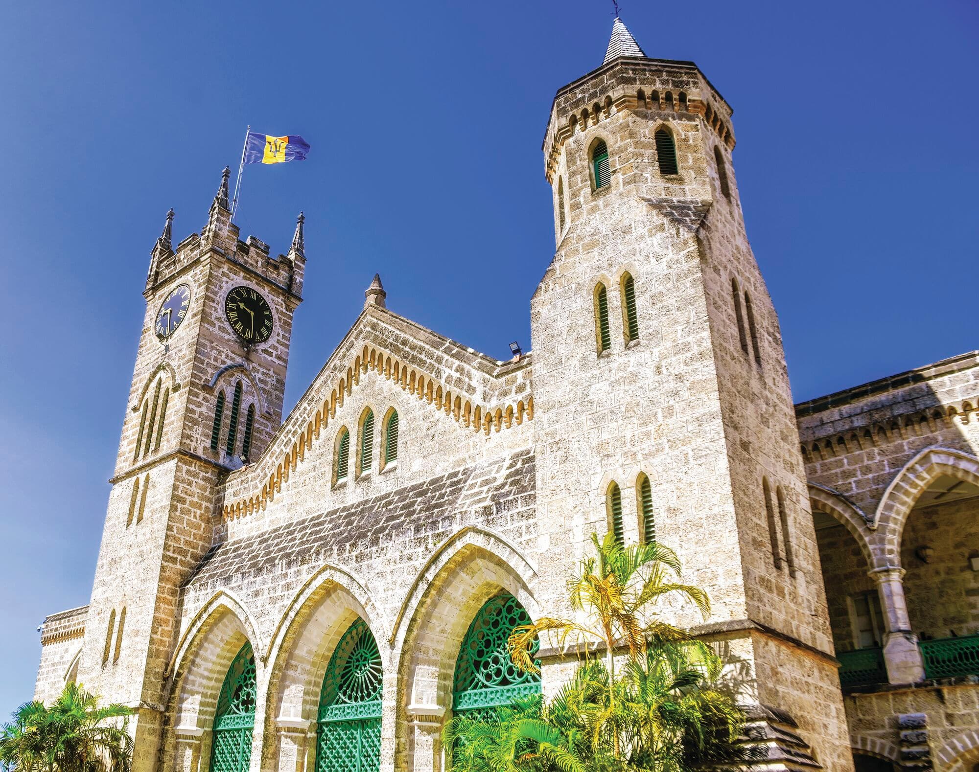 Stone Parliament Building in Barbados