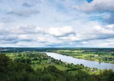 River Seine in France between Rouen and Le Havre