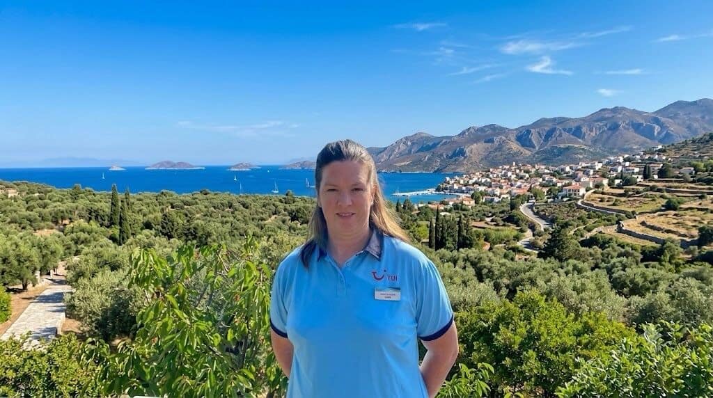 Susan Ann Veaudry in Thassos