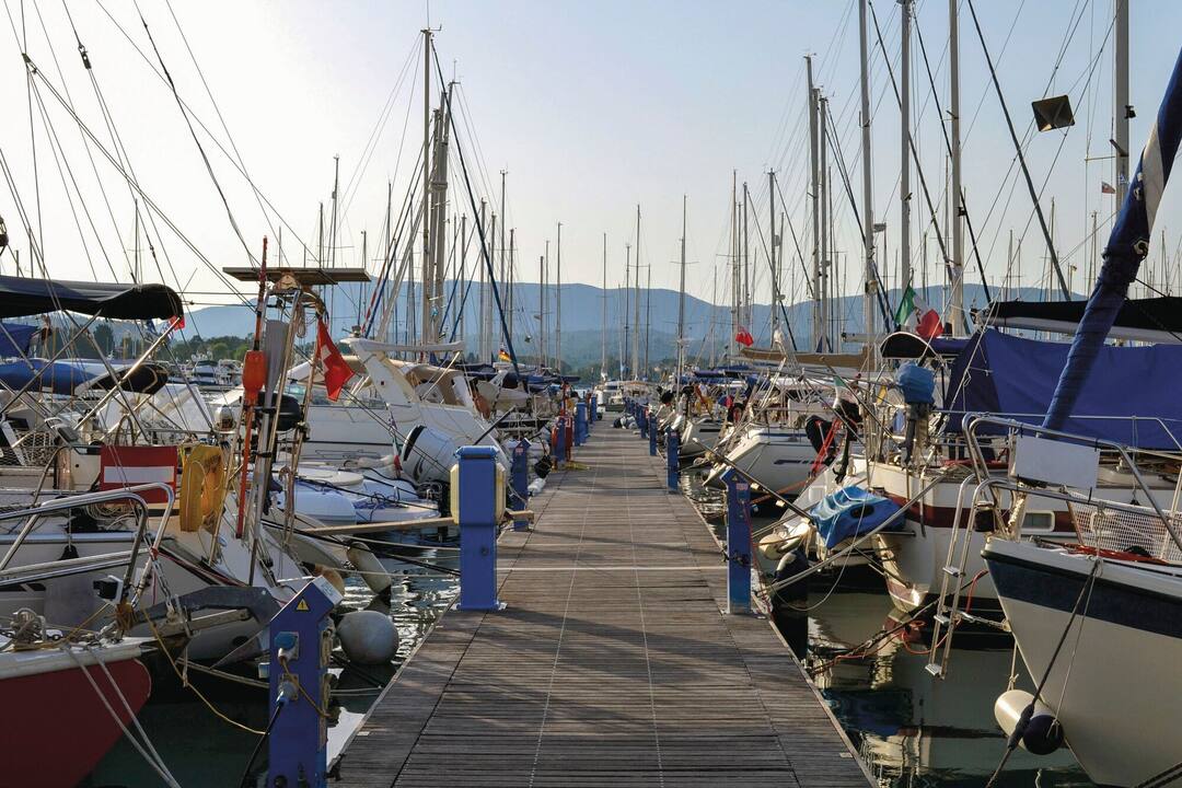 The marina