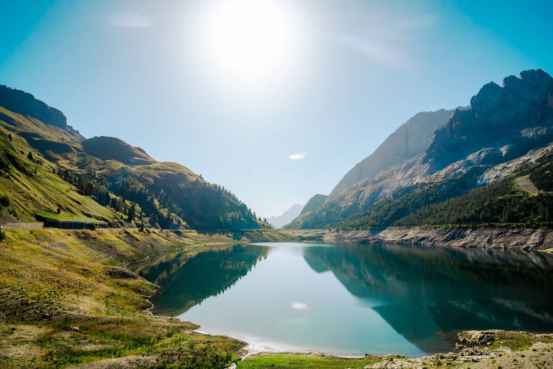 Lago di Fedaia, Val di Fassa, Italian Alps