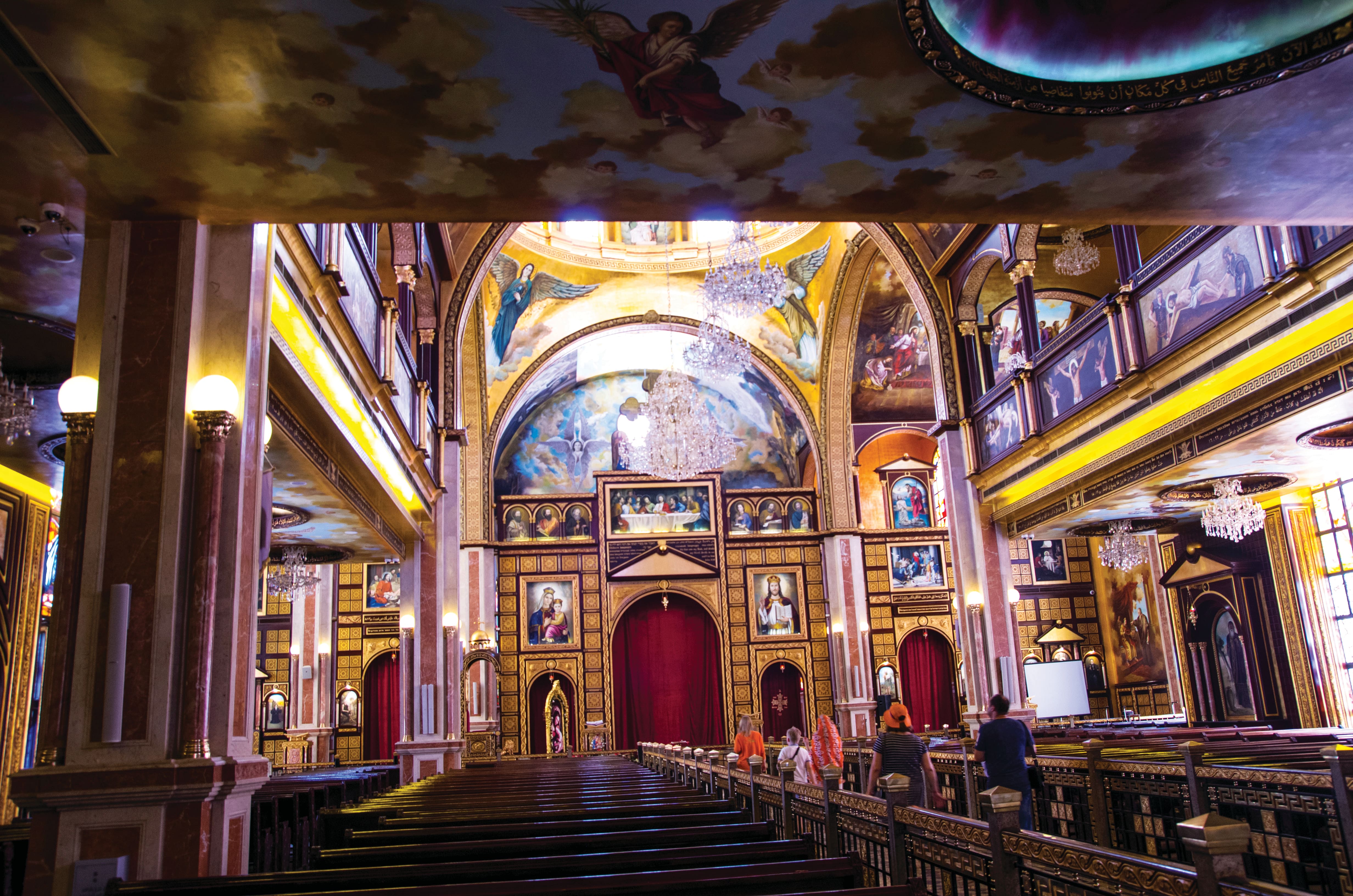 Interior of the Coptic Church