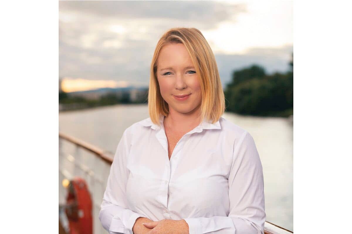 Headshot of Katy Berzins, Head of River Cruises.