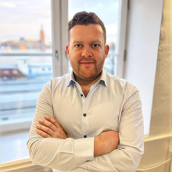 Headshot of Keir Seymour, UK&I Finance Director.